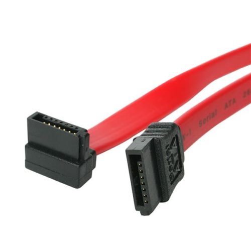 StarTech.com Cable SATA en Ángulo Recto, 45cm, Rojo ANGULO RECTO ACODADO .