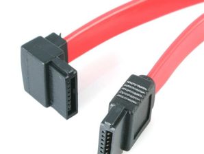 StarTech.com Cable SATA de Ángulo Recto Izquierdo, 45cm, Rojo ANGULO RECTO IZQUIERDO ACODADO .