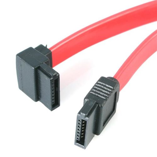 StarTech.com Cable SATA de Ángulo Recto Izquierdo, 45cm, Rojo ANGULO RECTO IZQUIERDO ACODADO .
