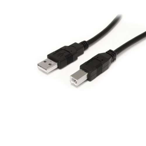 StarTech.com Cable USB A Macho - USB B Macho, 10 Metros, Negro USB A A USB B MACHO A MACHO