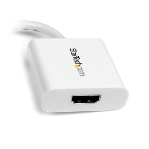 Adaptador Mini StarTech.com DisplayPort - HDMI, Blanco MINI DISPLAYPORT DP A HDMI BLANC.