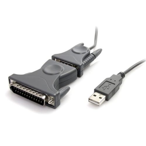 StarTech.com Cable USB 2.0 Macho - DB9 Macho, 90cm, Gris SERIAL SERIE DB9 DB25 RS232
