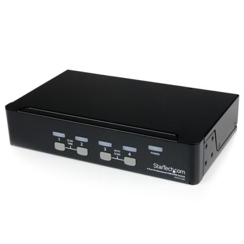 Switch StarTech.com KVM Profesional SV431USB, USB/VGA, 4 Puertos DE 4 PUERTOS VGA