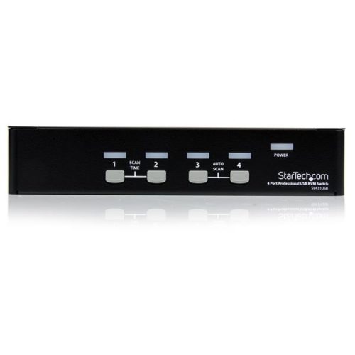 Switch StarTech.com KVM Profesional SV431USB, USB/VGA, 4 Puertos DE 4 PUERTOS VGA
