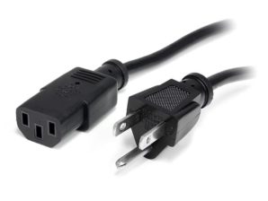 StarTech.com Cable de Poder NEMA 5-15P - C13 Coupler, 90cm, Negro COMPUTADORA C13 A NEMA5-15P TIERRA