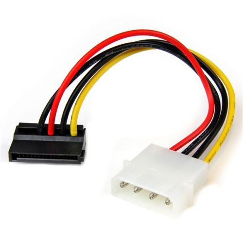 StarTech.com Cable Adaptador de Alimentación SATA en Ángulo a la Izquiera, 15cm MOLEX A SATA ANGULO IZQUIERDO