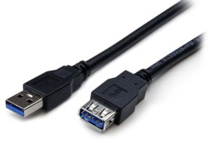 StarTech.com Cable USB A Macho - USB A Hembra, 1 Metro, Negro MACHO A HEMBRA USB A EXTENSOR