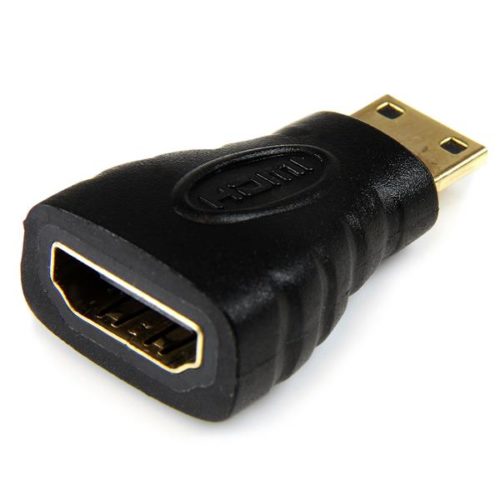 StarTech.com Adaptador Mini HDMI Macho - HDMI Hembra, Negro HEMBRA A MACHO