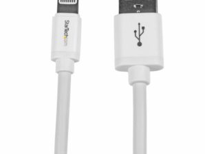 StarTech.com Cable USB A Macho - Lightning Macho, 2 Metros, para iPod/iPhone/iPad IPAD IPHONE 5 A USB 2.0 BLANCO