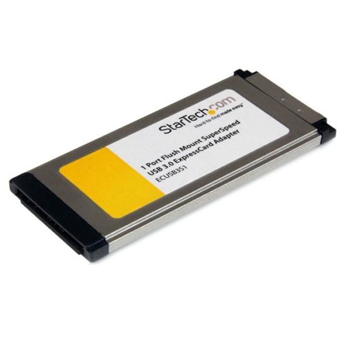 StarTech.com ExpressCard ECUSB3S11, 34mm, 1x USB 3.0, 5 Gbit/s 1 PUERTO MONTAJE AL RAS FLUSH .