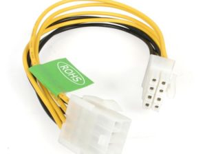 StarTech.com Cable de Poder ATX Macho - Hembra (8-pin), 20cm PIN DE ALIMENTACION FUENTE ATX .