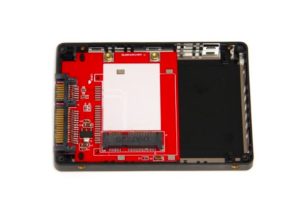 CAJA ADAPTADORA SATA 2.5 PULGADAS PARA UNIDAD SSD MSATA .