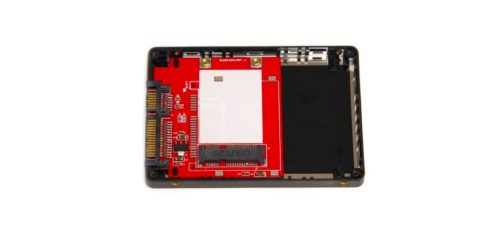 CAJA ADAPTADORA SATA 2.5 PULGADAS PARA UNIDAD SSD MSATA .