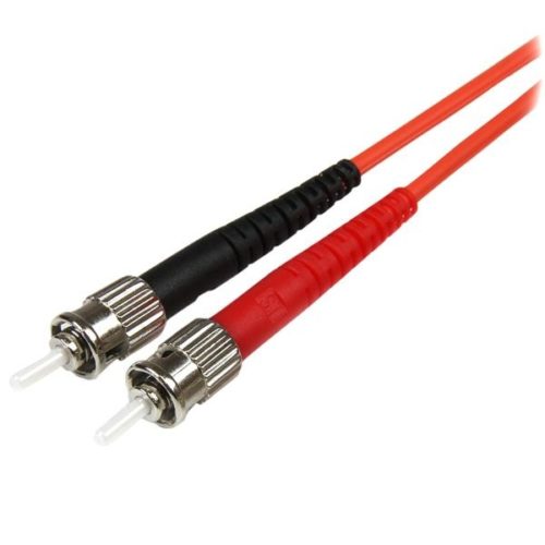 Cable de Fibra Óptica StarTech.com - LC - ST - Dúplex - Multimodo - 1M - Naranja MULTIMODO 50/125 LC A ST .