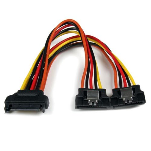 Cable de Alimentación StarTech.com - SATA 15 Pines - 15cm SATA SPLITTER LATCH 2X HEMBRA