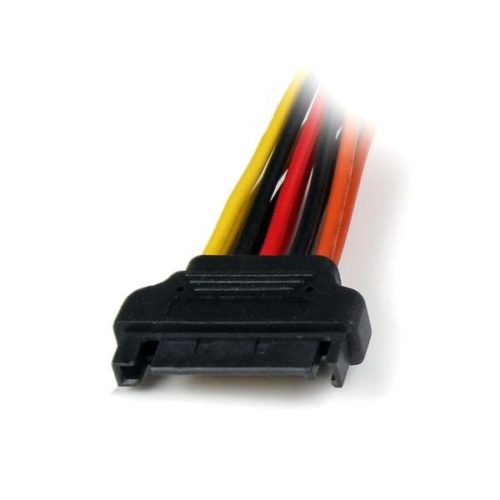 Cable de Alimentación StarTech.com - SATA 15 Pines - 15cm SATA SPLITTER LATCH 2X HEMBRA
