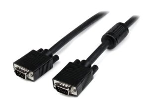 StarTech.com Cable Coaxial de Video VGA para Pantalla de Alta Resolución, 2x VGA (D-Sub) Macho, 10 Metros, Negro ALTA RESOLUCION MONITOR M A M HD.5