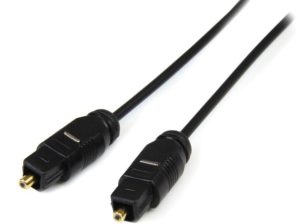 StarTech.com Cable Toslink Macho - Toslink Macho, 4.6 Metros, Negro AUDIO DIGITAL SPDIF DELGADO NEGR.