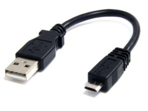 StarTech.com Cable Adaptador USB A Macho - Micro USB B Macho para Teléfono Celular, 15cm, Negro MICROUSB B MACHO A USB A MACHO .