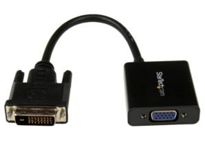 StarTech.com Cable DVI-D Macho - VGA Hembra, Negro DVI-D A VGA HD15 1080P .
