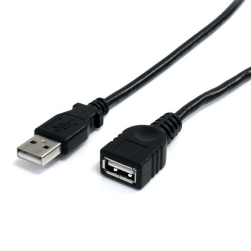 Cable de Extensión StarTech.com USB 2.0 A Macho - USB A Hembra, 3 Metros, Negro MACHO A HEMBRA COLOR NEGRO