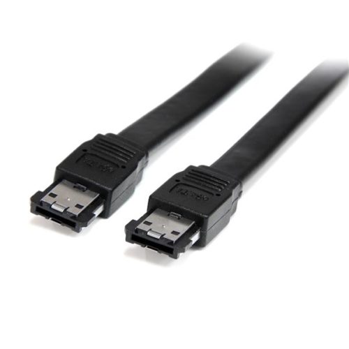 StarTech.com Cable eSATA Externo Blindado Macho - Macho, 1.83 Metros, Negro BLINDADO MACHO A MACHO .