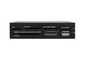 ADAPTADOR BAHIA FRONTAL 3.5IN LECTOR TARJETAS MEMORIA SD CF