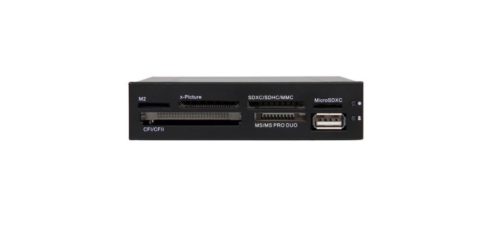 ADAPTADOR BAHIA FRONTAL 3.5IN LECTOR TARJETAS MEMORIA SD CF