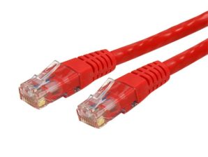 Cable de Red StarTech.com - Cat6 - RJ-45 - 30.4M - Rojo RED CAT6 UTP RJ45 MOLDEADO ROJO .