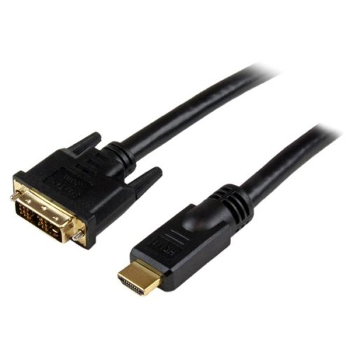 StarTech.com Cable HDMI Macho - DVI-D Macho, 7.6 Metros, Negro A DVI-D MACHO A MACHO .