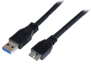 StarTech.com Cable USB 3.0 A Macho - Micro USB B Macho, 1 Metro, Negro USB A M A M CERTIFICADO SS .