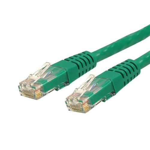 StarTech.com Cable Patch Cat6 UTP Moldeado RJ-45 Macho - RJ-45 Macho, 10.7 Metros, Verde RED CAT6 UTP RJ45 MOLDEADO VERDE.