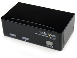 StarTech.com Juego Conmutador KVM SV231USB, 2 Puertos VGA, con Cables VGA CON CABLES KIT SWITCH HD15