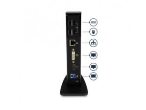 StarTech.com Docking Station para Laptops, 7x USB 3.0, HDMI, DVI, Negro UNIVERSAL USB 3.0 HDMI DVI .