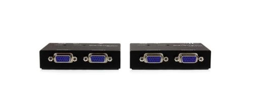 StarTech.com Kit Juego Extensor de Video VGA por Cable Cat5 UTP Ethernet de Red (Serie ST121) LOCALES 2X REMOTOS POR CAT5
