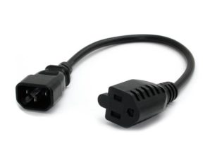 StarTech.com Cable de Poder NEMA 5-15R - C14 Coupler, 30cm, Negro C14 A NEMA 5-15R PARA COMPUTADOR.