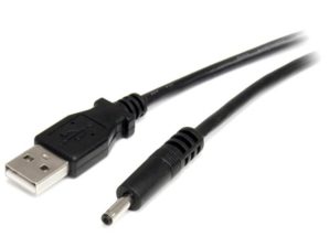 StarTech.com Cable de Alimentación USB Macho - Coaxial Tipo H 5V DC Macho, 90cm 90CM USB A COAXIAL TIPO H 5V DC .