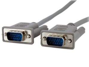 StarTech.com Cable de Video VGA (D-Sub) para Monitor, Macho - Macho, 4.6 Metros, Gris .