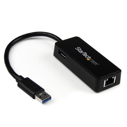 Adaptador Tarjeta de Red StarTech.com Ethernet - 1 Puerto RJ45 - Externa USB 3.0 - Negro EXTERNA USB 3.0 CON USB NEGRO