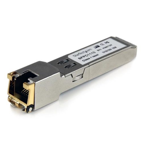 Transceptor StarTech.com de Fibra Óptica SFP Gigabit Conector RJ45 Ethernet Compatible Cisco Mini GBIC, 100m SFP GIGABIT RJ45 CISCO GBIC 100M.