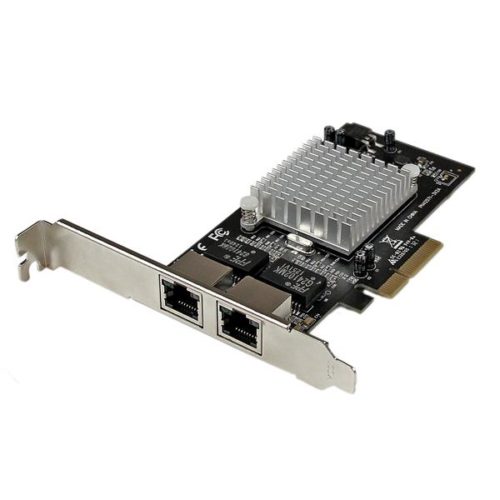 StarTech.com Tarjeta PCI Express Gigabit Ethernet, Alámbrico, 2x RJ-45, con Chipset Intel i350 ETHERNET GIGABIT 2 PUERTOS