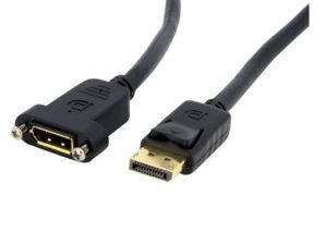 StarTech.com Cable DisplayPort Macho - DisplayPort Hembra, 90cm, Negro MONTAJE EN PANEL HEMBRA A MACHO .