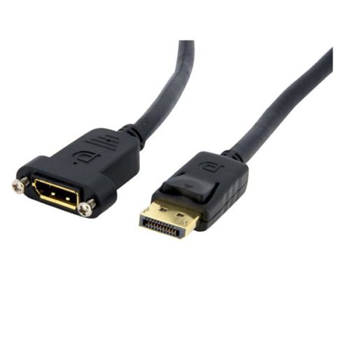 StarTech.com Cable DisplayPort Macho - DisplayPort Hembra, 90cm, Negro MONTAJE EN PANEL HEMBRA A MACHO .