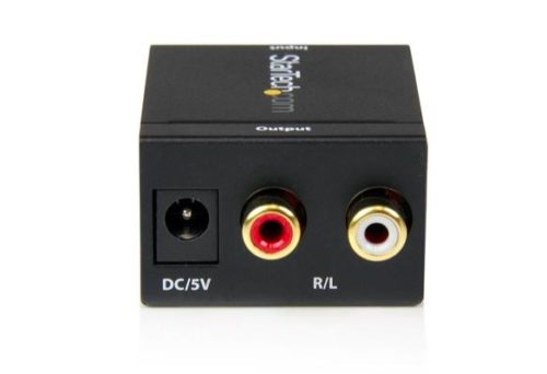 StarTech.com Adaptador Convertidor de Audio Digital Coaxial SPDIF o Toslink Óptico a RCA Estéreo Analógico DIGITAL COAX SPDIF TOSLINK A RCA.