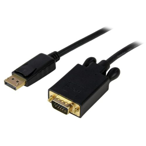 StarTech.com Cable DisplayPort Macho - VGA (D-Sub) Macho, 90cm, Negro DISPLAYPORT A VGA 1080P .