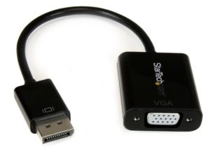Startech.com Adaptador Convertidor DisplayPort Macho - VGA Hembra, 10cm, Negro DISPLAYPORT 1.2 A VGA DP HD15