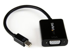 Startech.com Cable Adaptador de Video Mini DisplayPort - VGA, 10cm, Negro DISPLAYPORT DP A VGA .