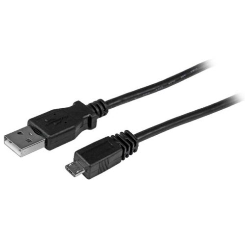 Startech.com Cable USB 2.0, USB A Macho - Micro USB B Macho, 1.8 Metros, Negro A MACHO A MICRO B MACHO .