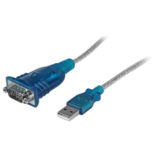 Cable Startech.com Adaptador USB 2.0 A Macho - RS-232 de 1 Puerto Serial DB9 Macho, 43cm, Azul/Plata RS232 1 PUERTO SERIAL DB9 .