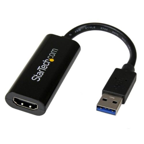 Adaptador de Vídeo StarTech.com - Conecta USB 3.0 a HDMI - Negro USB 3.0 A HDMI CABLE .